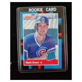 Donruss Mark Grace rookie card