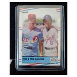 Mike Schmidt Gary Carter Fleer Superstars