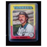 Pat Dobson vintage Topps baseball card