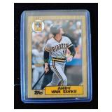 Andy Van slyke vintage Topps baseball card