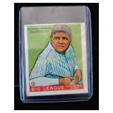 Babe Ruth big league chewing gum baseball card