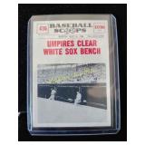 Baseball scoops vintage baseball card
