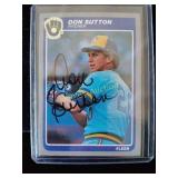 Don Sutton Fleer baseball card