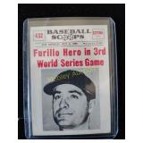 Baseball scoops vintage baseball card