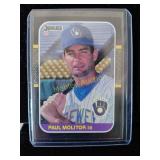 Paul molitor vintage baseball card