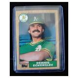 Dennis eckersley vintage baseball card