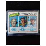 Future stars Topps baseball card