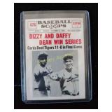 Vintage baseball scoops baseball card