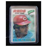 Johnny bench vintage baseball card