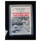 Baseball scoops vintage baseball card