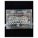 World champions vintage Topps baseball card