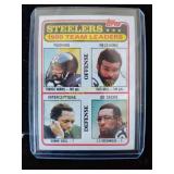 Steelers Topps football card