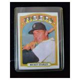 Mickey Stanley vintage Topps baseball card