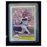 Reggie Jackson vintage donruss baseball card