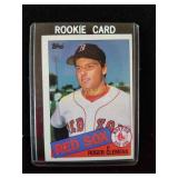Tops Roger Clemens rookie card