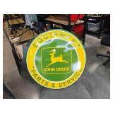 24' round John Deere button