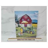 John Deere metal sign