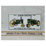 John Deere collectors license plate