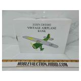Spec-cast John Deere airplane Bank diecast still