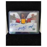 Kobe / Jordan / James reprint with facsimile Auto