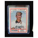 1982 Sandy Koufax