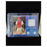 Johnny bench game-worn jersey card