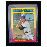 Vintage 1975 Topps Carlton Fisk