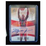 Michael Jordan reprint with facsimile Auto