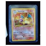 Vintage 1999 base set Charizard Spanish well