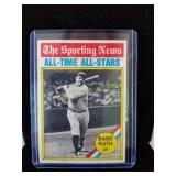 Vintage 76 Topps babe Ruth near Mint