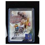 IU basketball autograph card