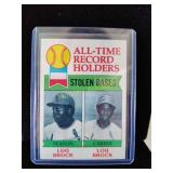 Vintage 79 Topps Lou Brock near Mint