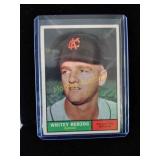 Vintage 1961 Topps whitey Herzog