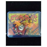 Vintage 93 Topps Ren and stimpy prism card