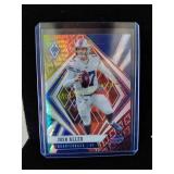 Josh Allen fire Burst prizm