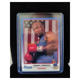 George Foreman boxing card