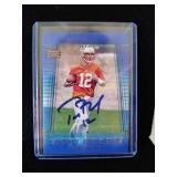 Tom Brady rookie reprint with facsimile Auto