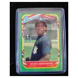 86 Rickey Henderson star sticker