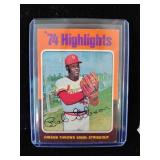 Vintage 75 Topps Bob Gibson