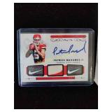 Patrick mahomes reprint with facsimile auto