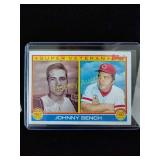 Vintage Topps Johnny bench