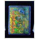 Vintage 93 Topps Ren and stimpy prism card