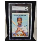 Vintage 1967 Ernie Banks SGC-1