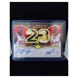 Jordan / James reprint with facsimile autos