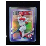 Purple chrome refractor rookie Jonathan India
