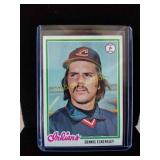 Vintage Topps Dennis eckersley near mint