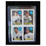 Topps Yankees throwback sticker card