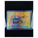 Vintage 93 Topps Ren and stimpy prism card