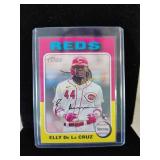 Elly de La Cruz 1975 Topps style rookie