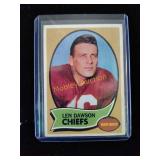 Vintage 1970 Topps Len Dawson